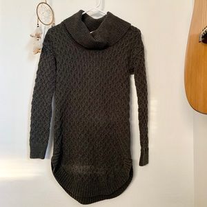 Cable Cowl Neck Maternity Sweater